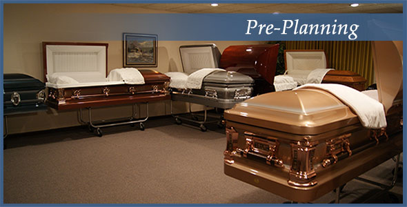 view of casket selection